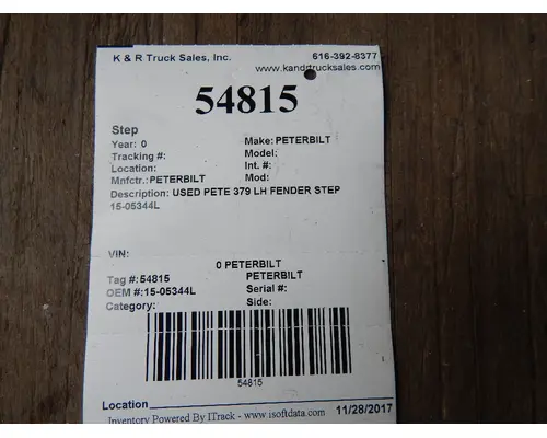 PETERBILT  Brackets, Misc.