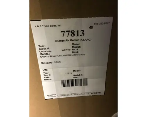 PETERBILT  Charge Air Cooler (ATAAC)
