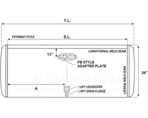 PETERBILT  FUEL TANK