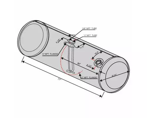 PETERBILT  FUEL TANK