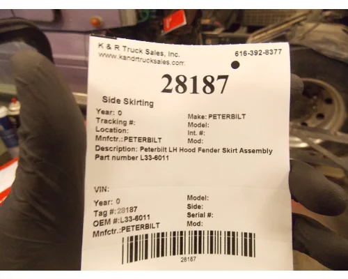 PETERBILT  Fender Extension