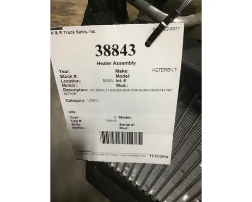 PETERBILT  Heater Assembly