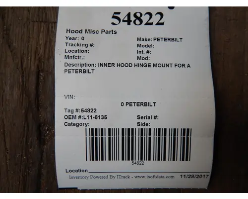 PETERBILT  Hood Hinge