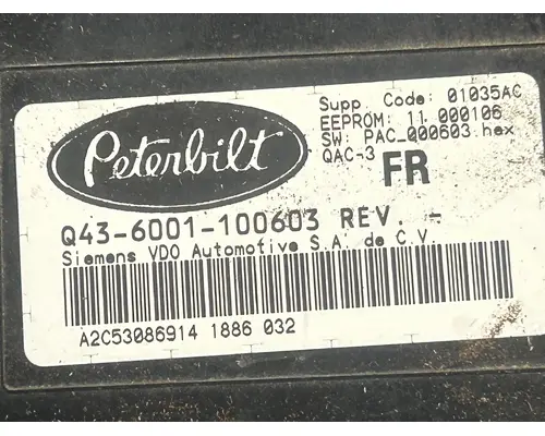 PETERBILT  Instrument Cluster