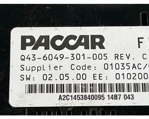 PETERBILT  Instrument Cluster