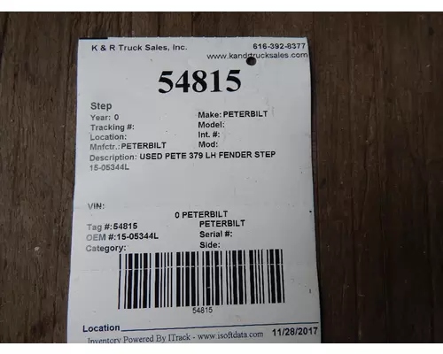PETERBILT  Step (Frame, Fuel Tank, Fairing)
