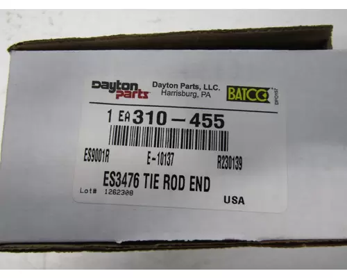 POWER PRODUCTS 310-455 Tie Rod