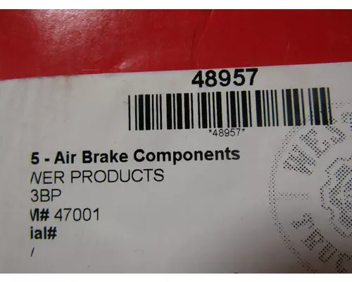 POWER PRODUCTS 47001 Air Brake Components
