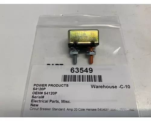 POWER PRODUCTS 54120P Electrical Parts, Misc.