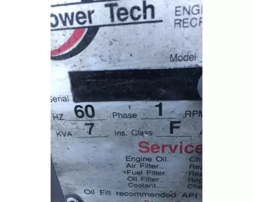 POWERTECH CD7000 AUXILIARY POWER UNIT