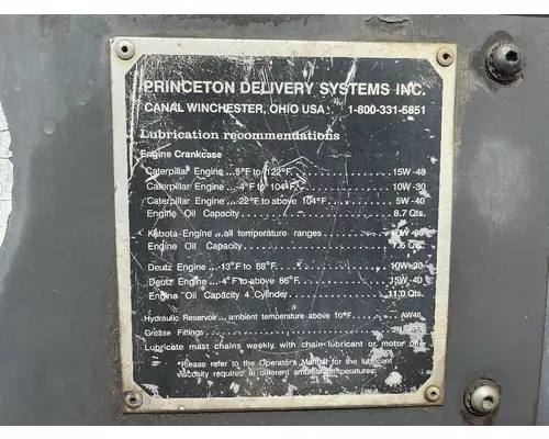PRINCETON E2 3RVX Vehicle For Sale