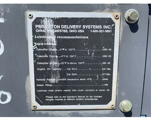 PRINCETON PB70 Vehicle For Sale