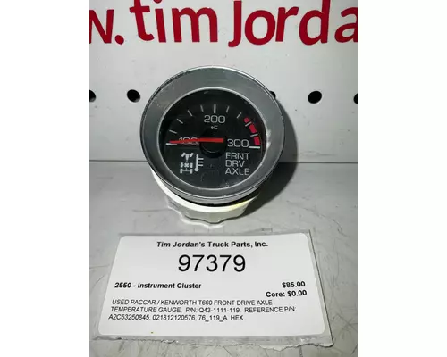 Instrument Cluster PACCAR  Tim Jordan's Truck Parts, Inc.