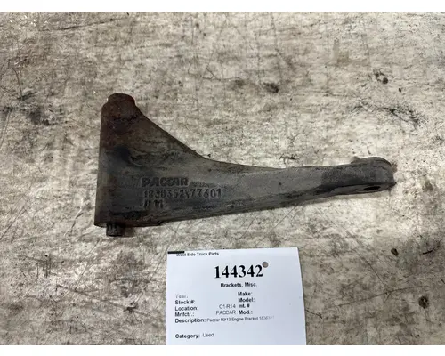 Brackets, Misc. PACCAR 1836352 West Side Truck Parts