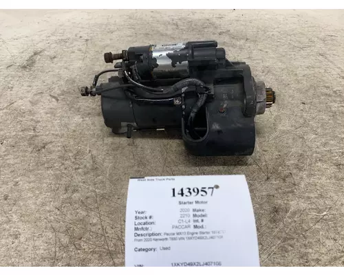 Starter Motor PACCAR 1974717 West Side Truck Parts