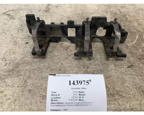 Brackets, Misc. PACCAR 2052195 West Side Truck Parts