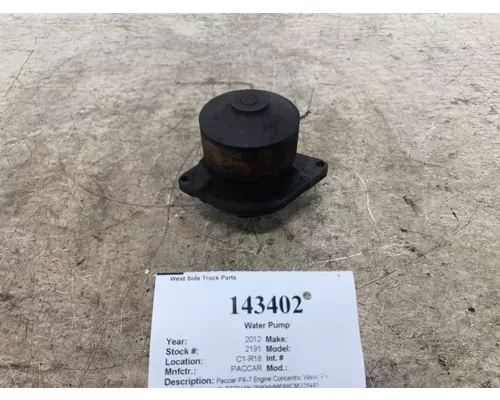 Water Pump PACCAR 2894-10C West Side Truck Parts