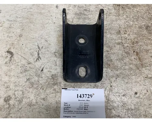 Brackets, Misc. PACCAR B11-6060 West Side Truck Parts