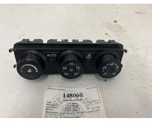 Temperature Control PACCAR F21-1028-13B1 West Side Truck Parts