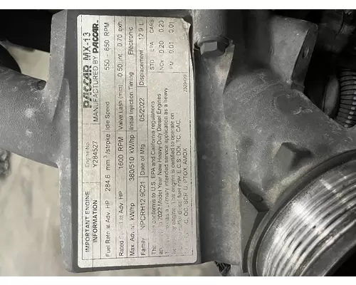 Paccar MX-13 Engine Assembly
