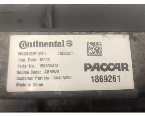 Paccar MX13 Electrical Misc. Parts