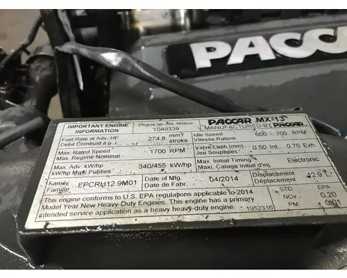 Paccar MX13 Engine Assembly