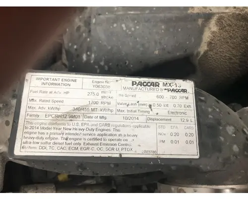 Paccar MX13 Engine Assembly