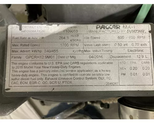 Paccar MX13 Engine Assembly