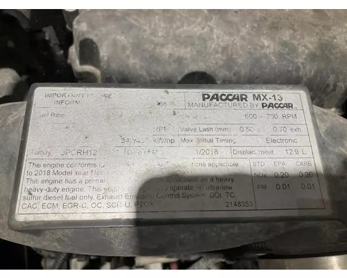 Paccar MX13 Engine Assembly