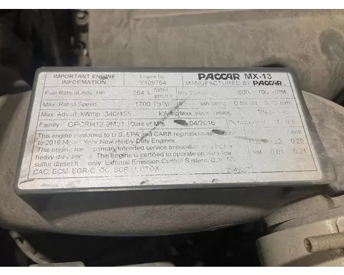 Paccar MX13 Engine Assembly