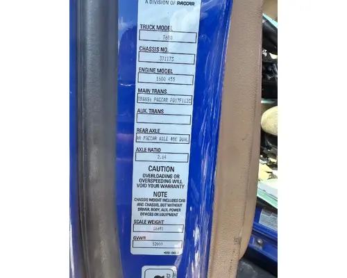 Rears (Front) PACCAR MR2014P Valley Heavy Equipment