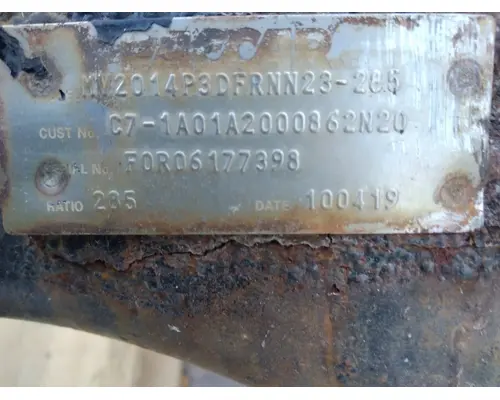 Axle Housing (Front) PACCAR MV2014P LKQ Thompson Motors - Wykoff