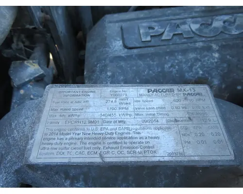 Engine Assembly PACCAR MX 13 New York Truck Parts, Inc.