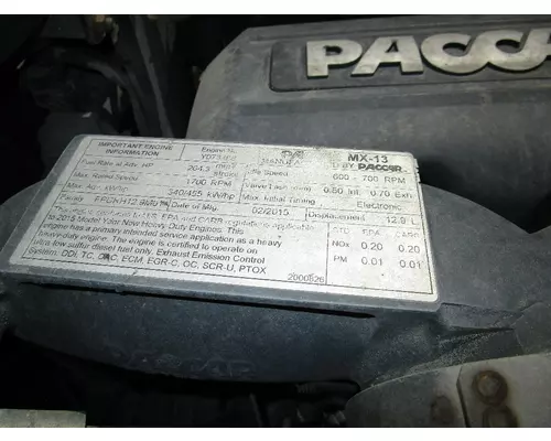 Engine Assembly PACCAR MX-13 Tim Jordan's Truck Parts, Inc.