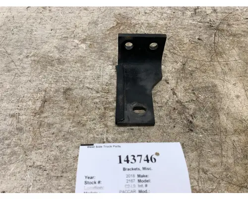 Brackets, Misc. PACCAR N11-6266 West Side Truck Parts