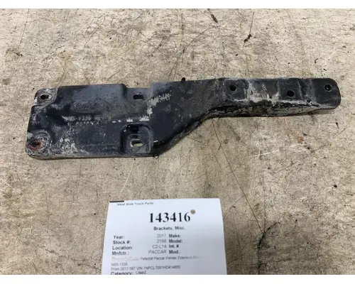 Brackets, Misc. PACCAR N85-1338 West Side Truck Parts