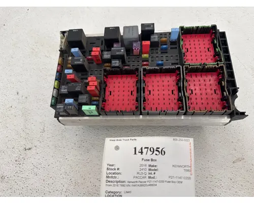 Fuse Box PACCAR P27-1147-0200 West Side Truck Parts