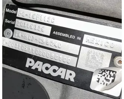 Paccar PO-16F112C Transmission Assembly