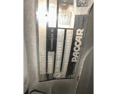 Transmission Assembly PACCAR PO-17F112C Valley Heavy Equipment