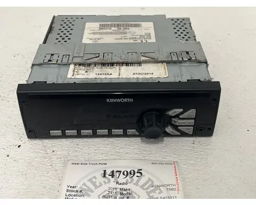 Radio PACCAR PP105266-5403211 West Side Truck Parts