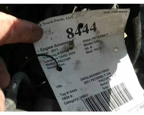 Engine Assembly PACCAR PX--8 Big 3 Truck Parts, LLC