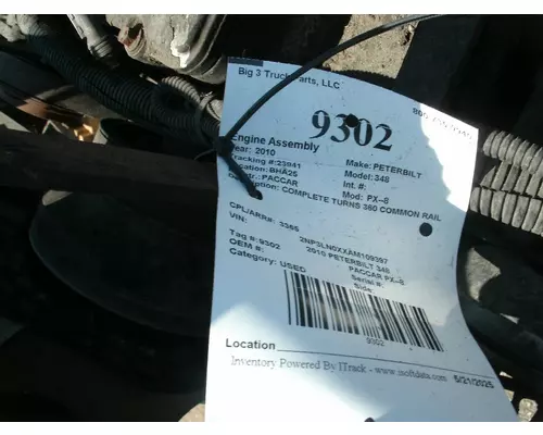 Engine Assembly PACCAR PX--8 Big 3 Truck Parts, LLC