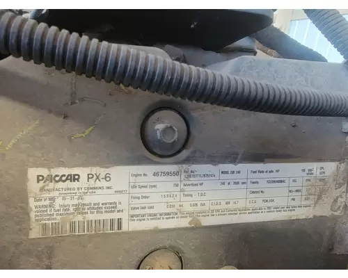 Engine Parts, Misc. PACCAR PX-6 Carco