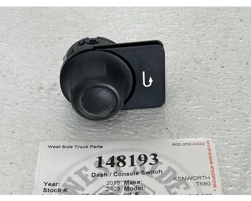 Dash / Console Switch PACCAR Q27-1012-102 West Side Truck Parts