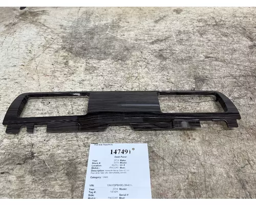 Dash Panel PACCAR S18-1034 West Side Truck Parts