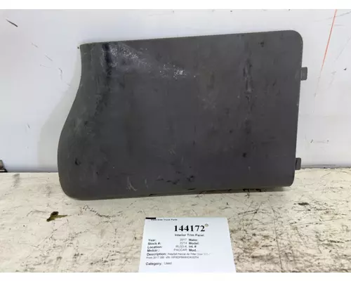 Interior Trim Panel PACCAR S25-6015-281 West Side Truck Parts