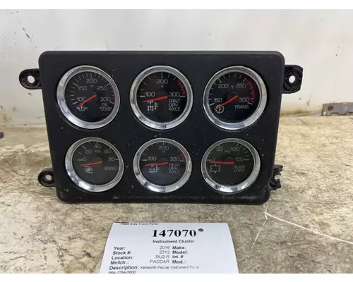 Instrument Cluster PACCAR S64-1284-0600 West Side Truck Parts