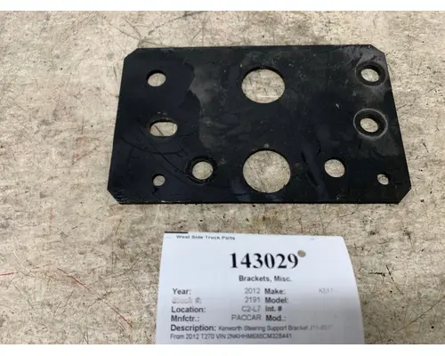 Brackets, Misc. PACCAR T270 West Side Truck Parts