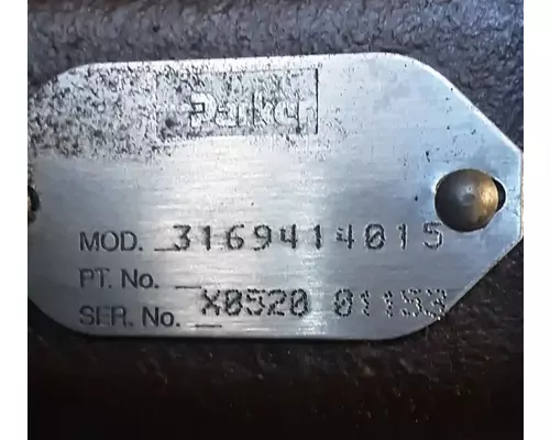 Parker Other Hydraulic PumpPTO Pump