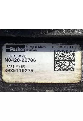 Parker Other Miscellaneous Parts